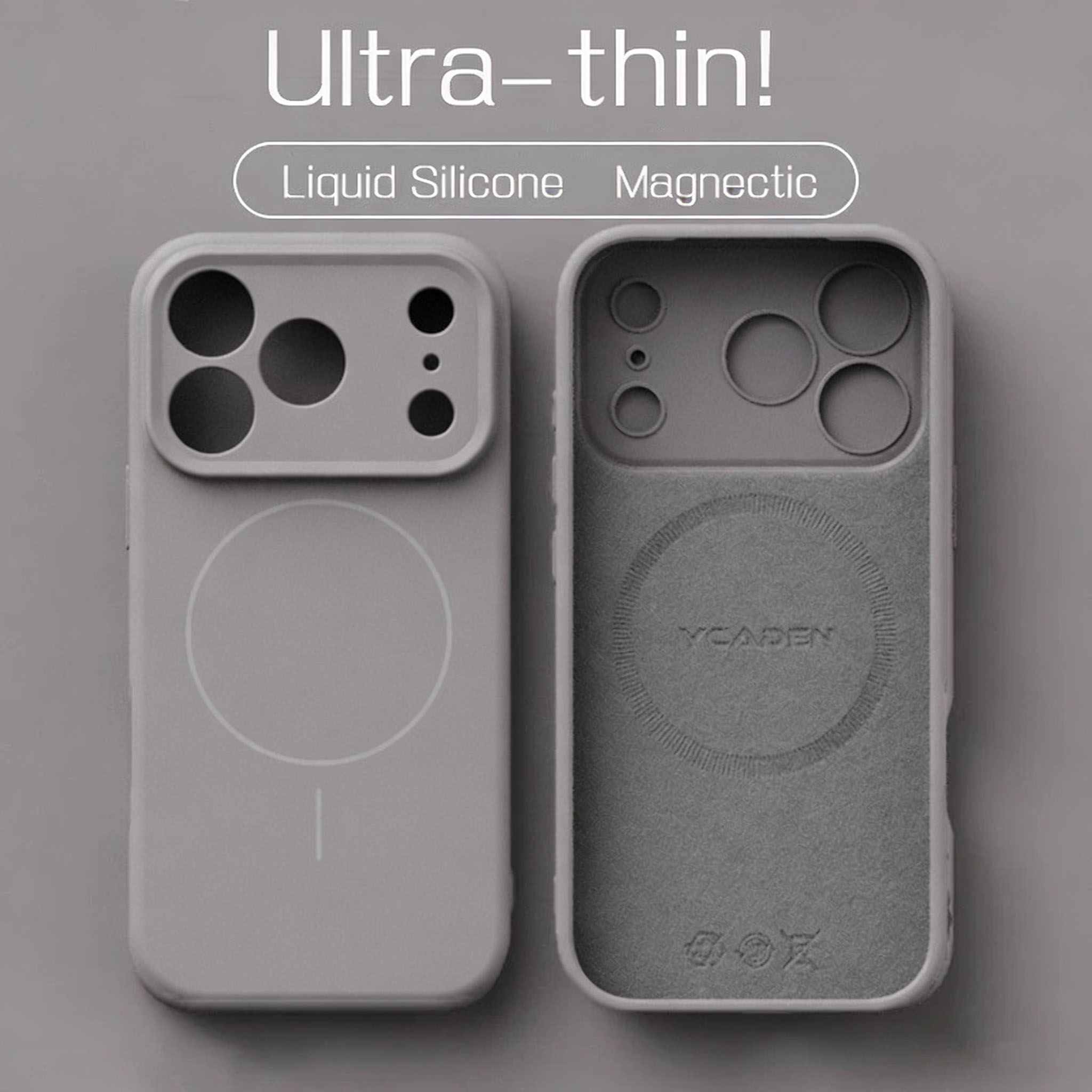Liquid Silicone Magnetic Phone Case - Luxury Liquid for Magsafe Magnetic Wireless