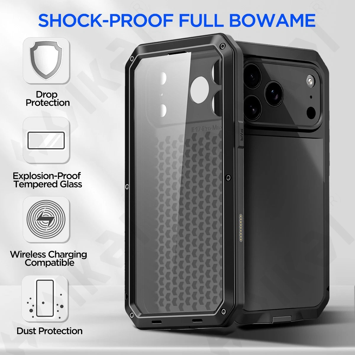 Case For iPhone 18 17 16 15 14 - đánh giá và giá Heavy Duty 360 Full Body Protective Case